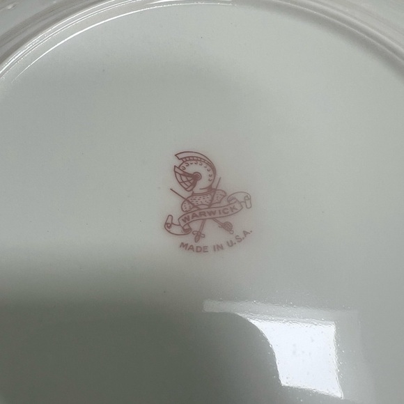 Old Abbey by Warwick 8” Salad Plate USA 1949 Individually - Picture 4 of 5